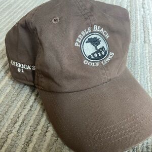 Pebble Beach Chocolate Golf Hat